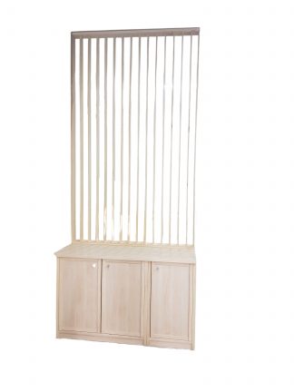 Mueble contenedor separador de ambientes